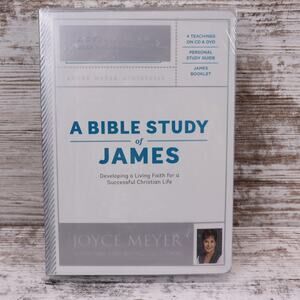 A BIBLE STUDY of James by Joyce Meyer (2017 CDs and DVDs) Action Plan Study Pack